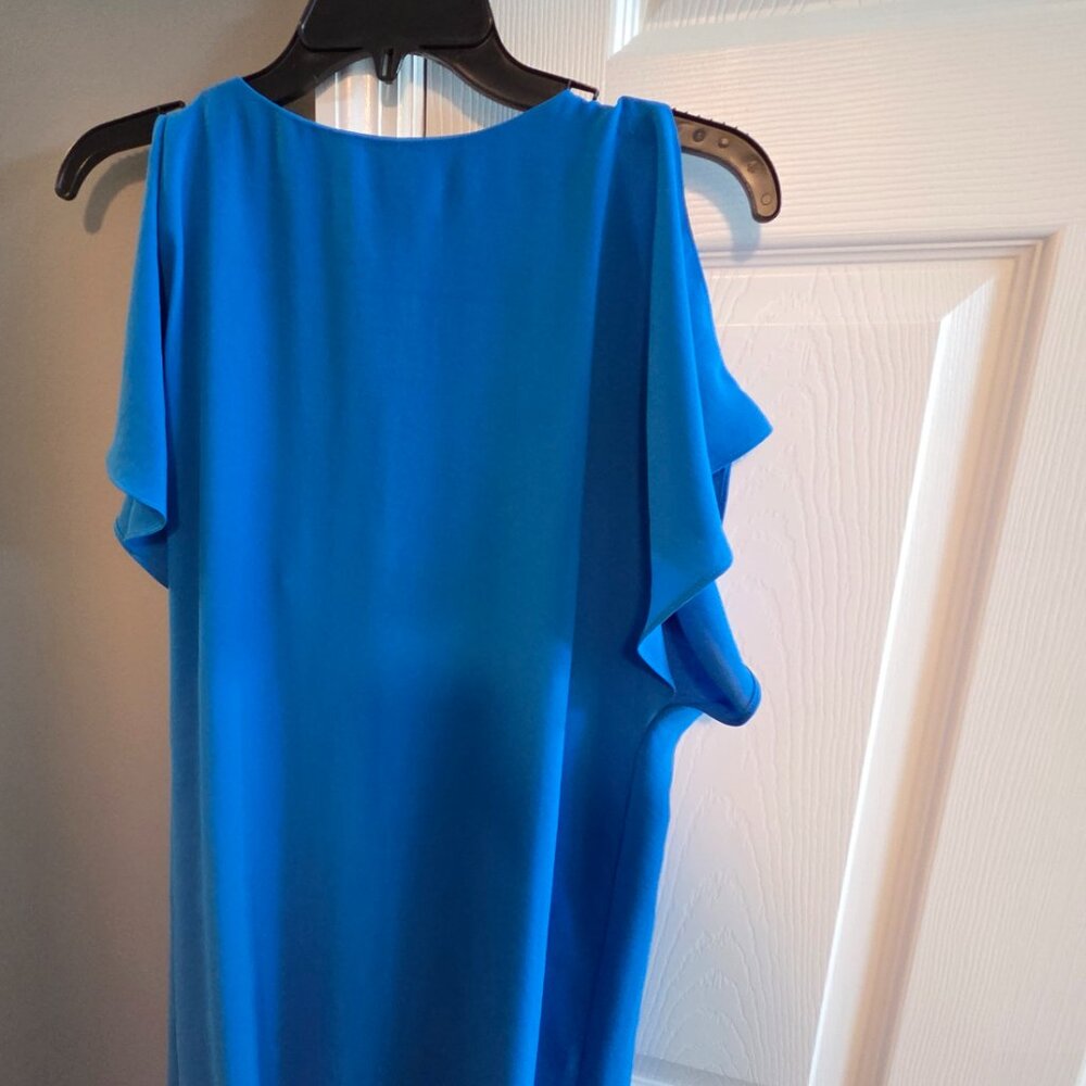 Adrianna Papeli oceanblue drape style dress, NEW and never worn - Picture 6 of 6